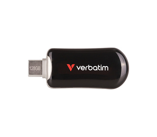 Verbatim 30225 lecteur USB flash 128 Go USB Type-C 3.2 Gen 1 (3.1 Gen 1) Noir