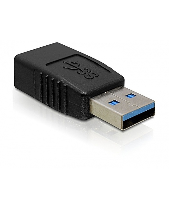 DeLOCK USB 3.0-A Adapter USB-A Noir