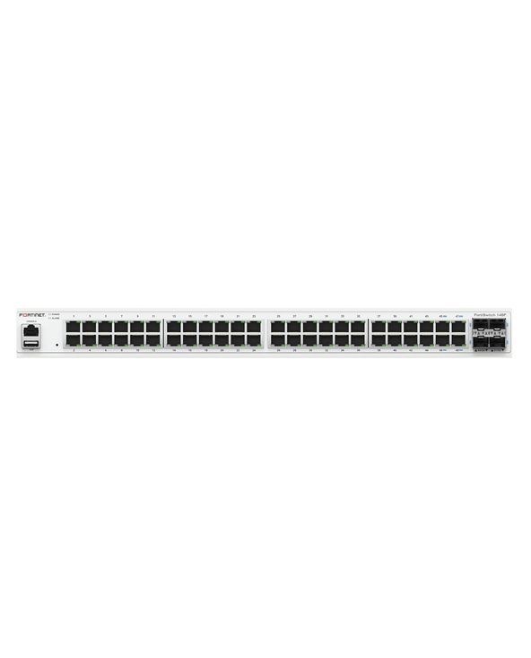 Fortinet FS-148F commutateur réseau L2 Gigabit Ethernet (10/100/1000) 1U Blanc