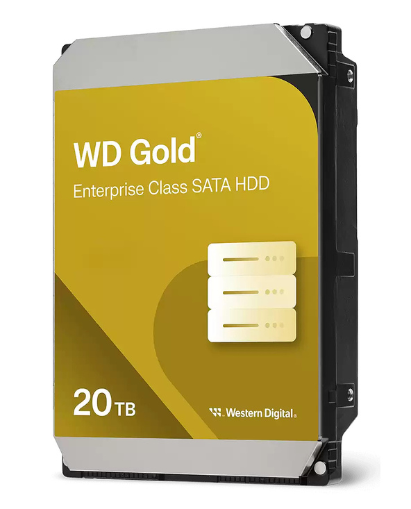 Western Digital Gold WD203KRYZ disque dur 20 To 7200 tr/min 512 Mo 3.5" SATA