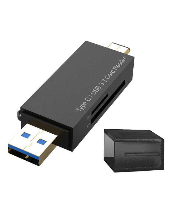 DLH DY-TU5315 lecteur de carte mémoire USB 3.0 Type-A/Type-C Noir