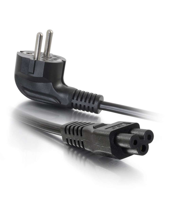 C2G Cordon d'alimentation EU pour ordinateur portable (CEE 7/7 à IEC 60320 C5) de 2 M