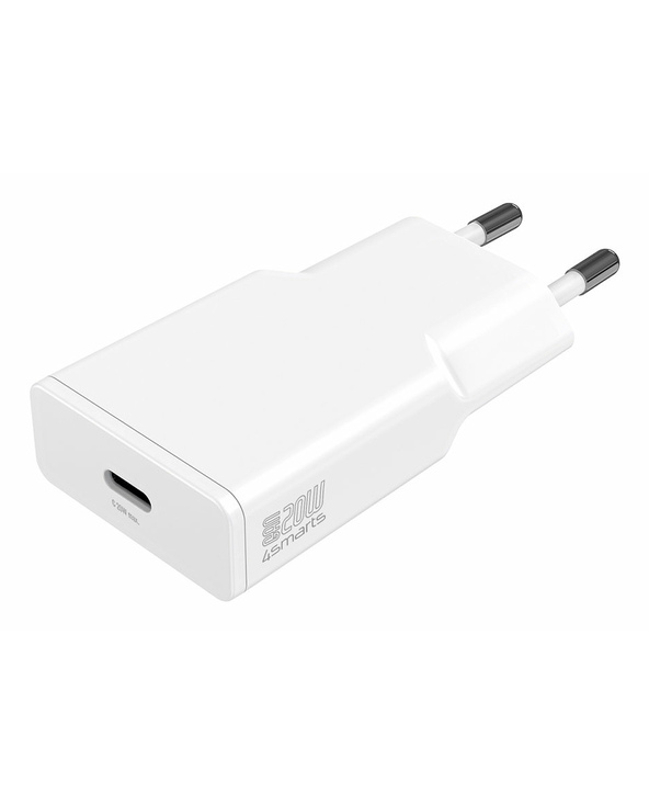 4smarts PDPlug Slim Smartphone, Tablette Blanc Secteur Charge rapide Intérieure