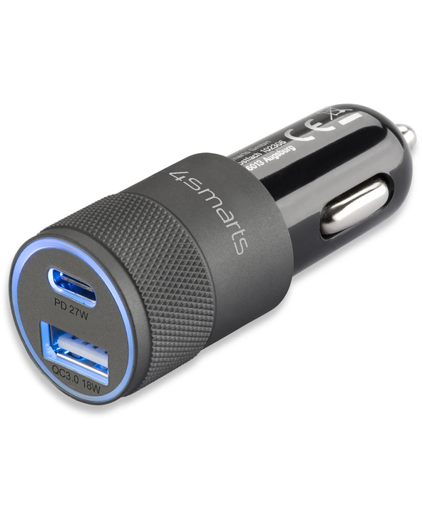 4smarts 464448 chargeur d'appareils mobiles Universel Noir Allume-cigare Auto