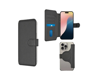 4smarts 541128 coque de protection pour téléphones portables Folio porte carte Noir