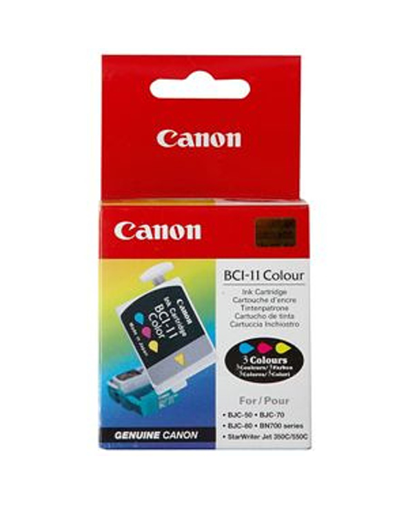 Canon BCI-11 cartouche d'encre Original Cyan, Magenta, Jaune