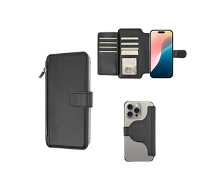 4smarts 541129 coque de protection pour téléphones portables Folio porte carte Noir