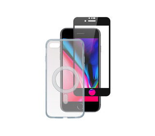 4smarts 496254 coque de protection pour téléphones portables 11,9 cm (4.7") Housse Noir, Transparent