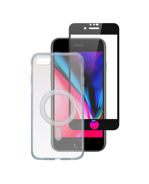 4smarts 496254 coque de protection pour téléphones portables 11,9 cm (4.7") Housse Noir, Transparent