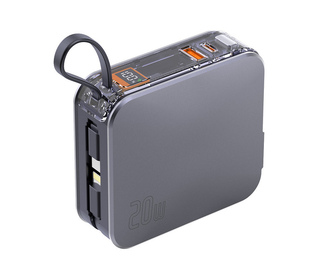 4smarts 541287 chargeur d'appareils mobiles Ordinateur portable, Smartphone, Smartwatch, Tablette, Universel Argent CC Charge ra