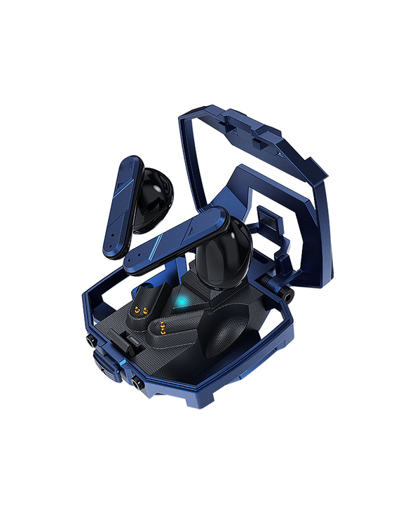 4smarts 540284 écouteur/casque Avec fil Ecouteurs Jouer Bluetooth Bleu