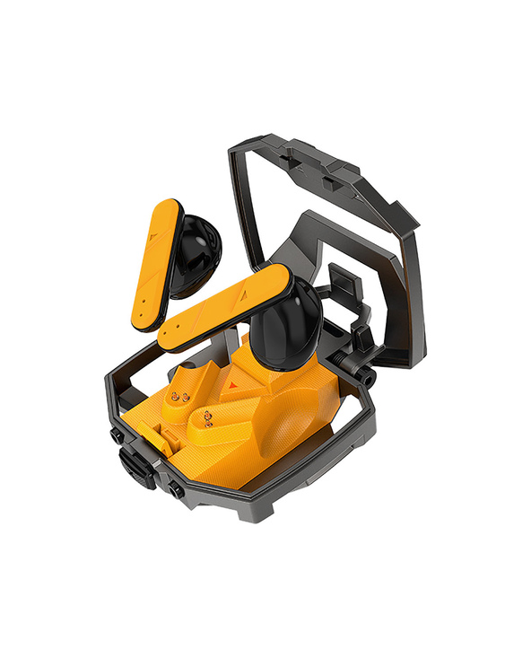 4smarts 540288 écouteur/casque Avec fil Ecouteurs Jouer Bluetooth Jaune