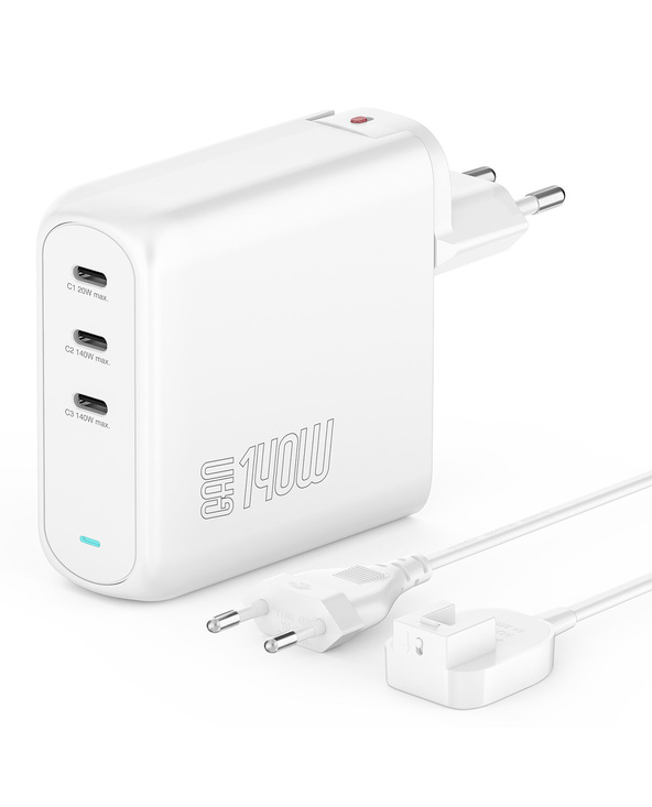 4smarts GaN Flex Pro Universel Blanc Secteur Charge rapide Intérieure
