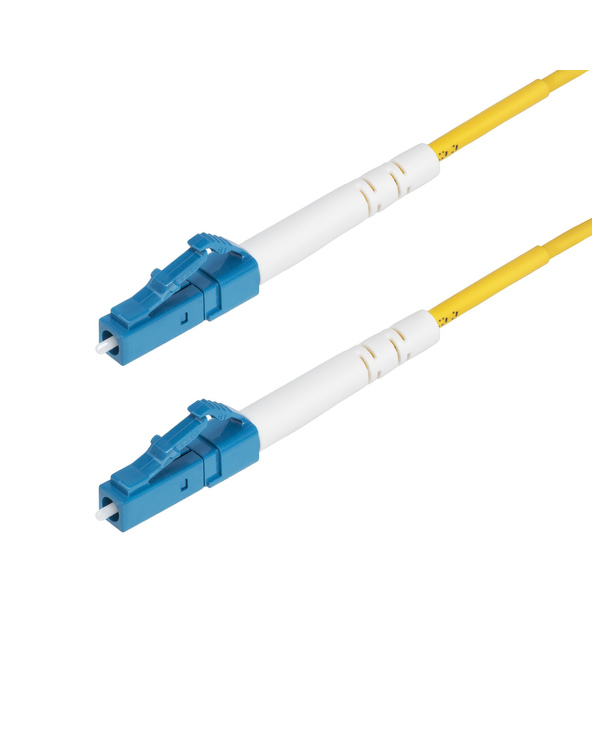 StarTech.com Câble Fibre Optique de 1m Simplex Monomode LC à LC (UPC) OS2, 9/125µm, 40G/100G, Cordon Fibre Optique, Insensible à