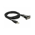 DeLOCK 65962 câble Série Noir 3 m USB Type-A DB-9