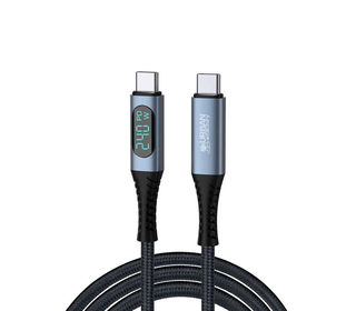 Urban Factory CAB05UF câble USB USB4 Gen 2x2 1,5 m USB C Gris