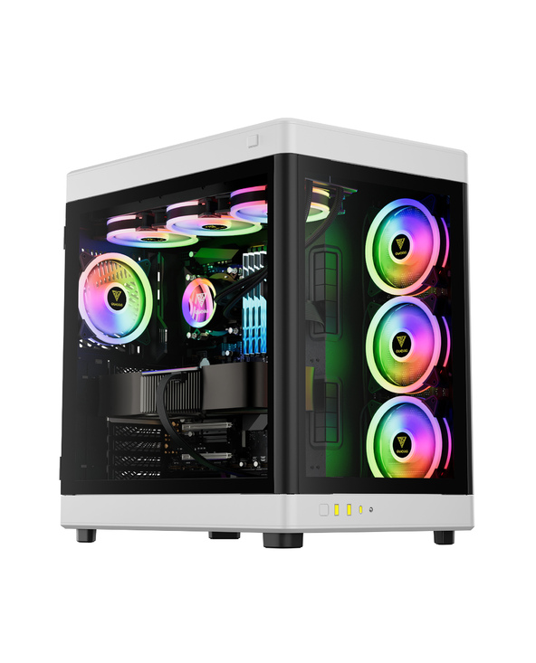 GAMDIAS NESO P1 BW unité centrale Full Tower Noir, Blanc