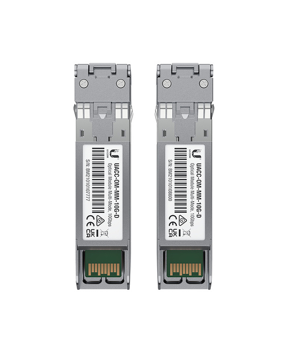 Ubiquiti UACC-OM-MM-10G-D-2 module émetteur-récepteur de réseau Fibre optique 10000 Mbit/s 850 nm