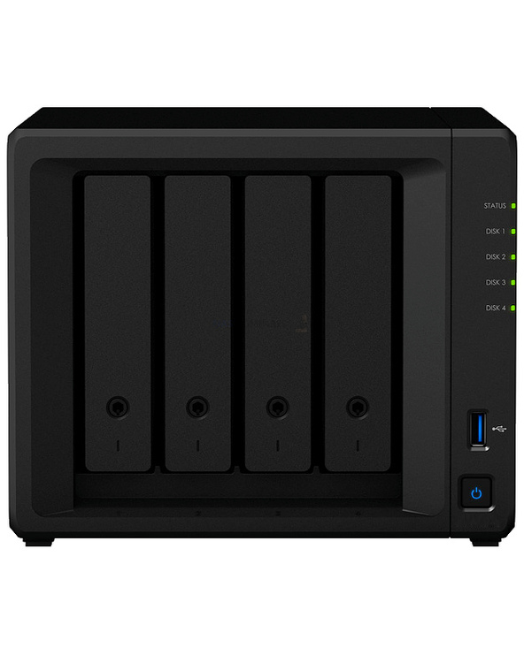 Synology DiskStation DS423+ serveur de stockage NAS Rack (8 U) Intel Celeron J4125 2 Go DDR4 0 To DiskStation Manager Noir