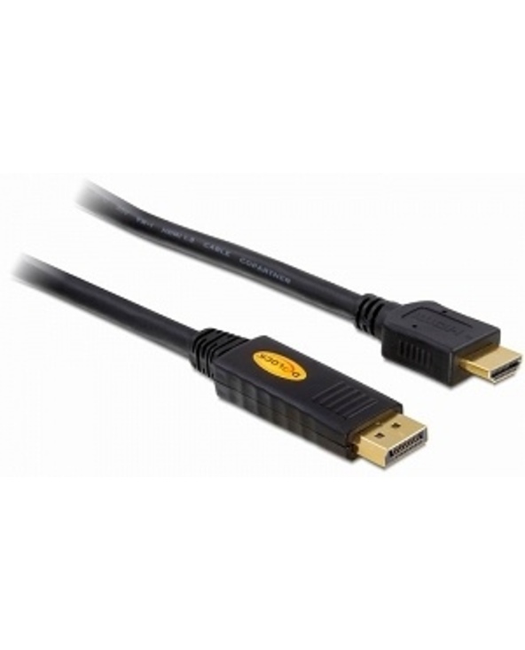 DeLOCK 82441 câble vidéo et adaptateur 5 m Displayport HDMI Noir