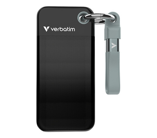 Verbatim Pocket SSD 1 To USB Type-C 3.2 Gen 2 (3.1 Gen 2) Noir, Gris