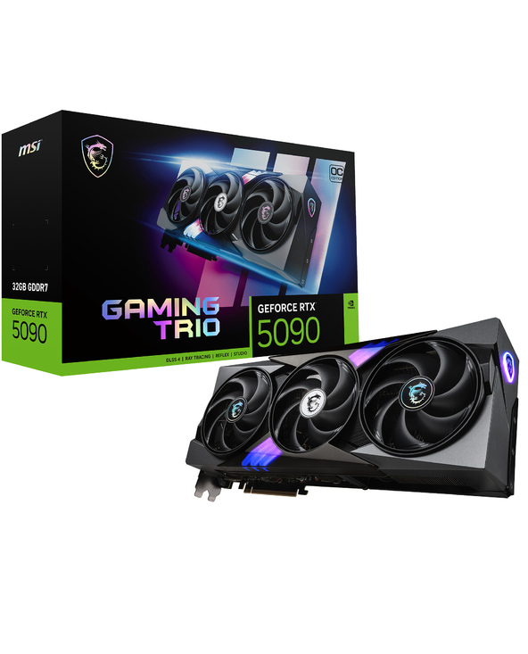MSI GAMING GeForce RTX5090 TRIO OC 32GB NVIDIA GeForce RTX 5090 32 Go GDDR7 MSI GAMING GeForce RTX5090 TRIO OC 32GB NVIDIA GeForce RTX 5090 32 Go GDDR7