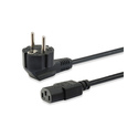 Equip 112121 Noir 3 m Prise d'alimentation type F Coupleur C13
