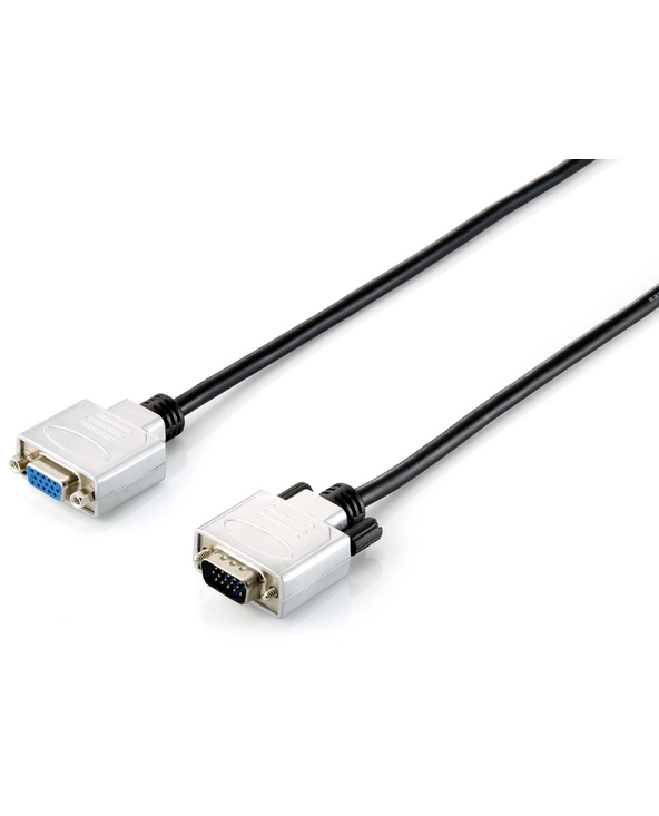 Equip 118851 câble VGA 3 m VGA (D-Sub) Noir, Argent