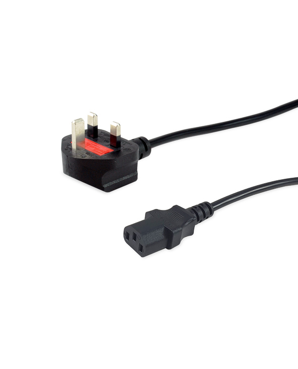 Equip 112302 câble électrique Noir IEC C13 BS 1363