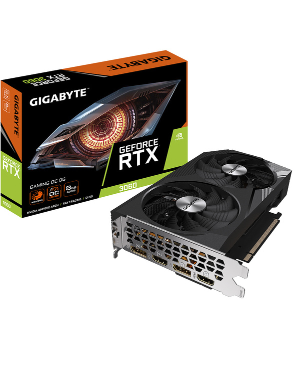 GIGABYTE GAMING GeForce RTX 3060 OC 8G (rev. 2.0) NVIDIA 8 Go GDDR6