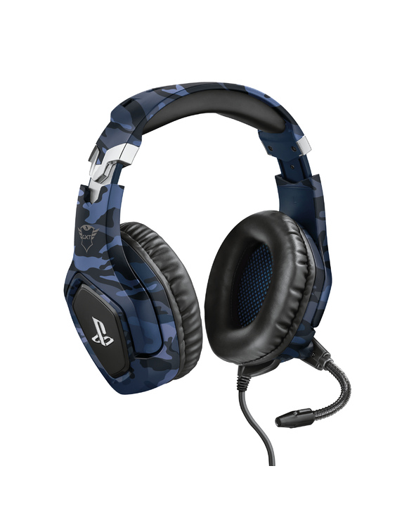 Trust GXT 488 Forze PS4 Casque Avec fil Arceau Jouer Noir, Bleu