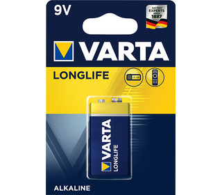 Varta Longlife Extra 9V Batterie à usage unique Alcaline