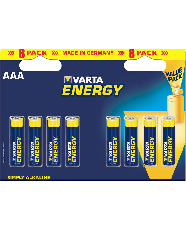 Varta BV-Energy 8 AAA Batterie à usage unique Alcaline