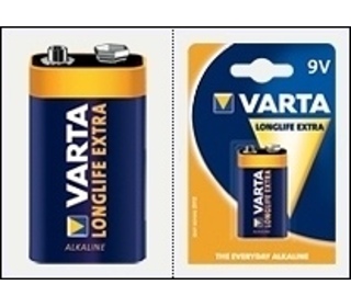 Varta Longlife Extra 9 V block Batterie à usage unique Alcaline