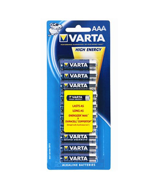 Varta High Energy AAA 10-pack Batterie à usage unique Alcaline