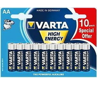 Varta High Energy AA 10-pack Batterie à usage unique Alcaline