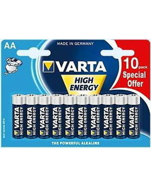 Varta High Energy AA 10-pack Batterie à usage unique Alcaline