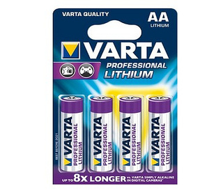 Varta 4x AA Lithium Batterie à usage unique
