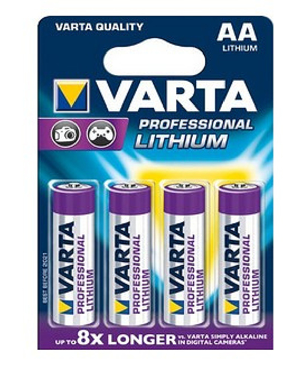 Varta 4x AA Lithium Batterie à usage unique