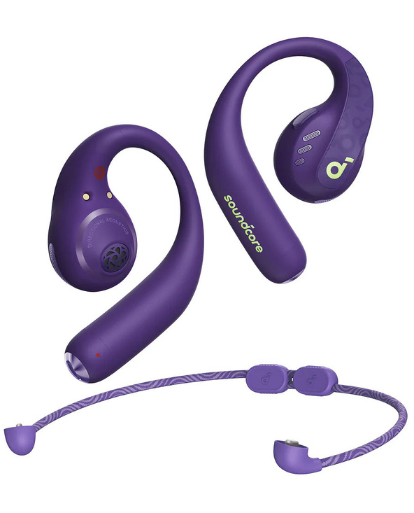 Soundcore AeroFit Pro Casque Sans fil Crochets auriculaires Appels/Musique/Sport/Au quotidien Bluetooth Violet