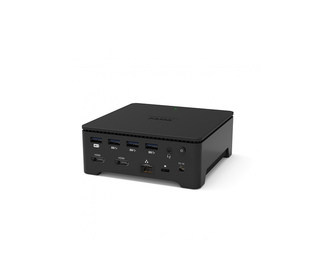 Port Designs 901908-W-EU station d'accueil Avec fil USB 3.2 Gen 1 (3.1 Gen 1) Type-A Noir