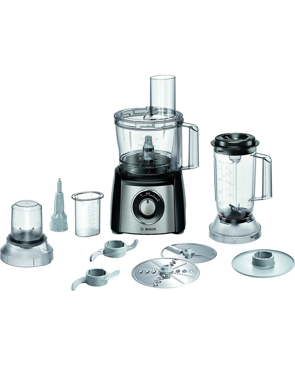 Bosch MCM3PM386 robot de cuisine 900 W 2,3 L Noir, Transparent