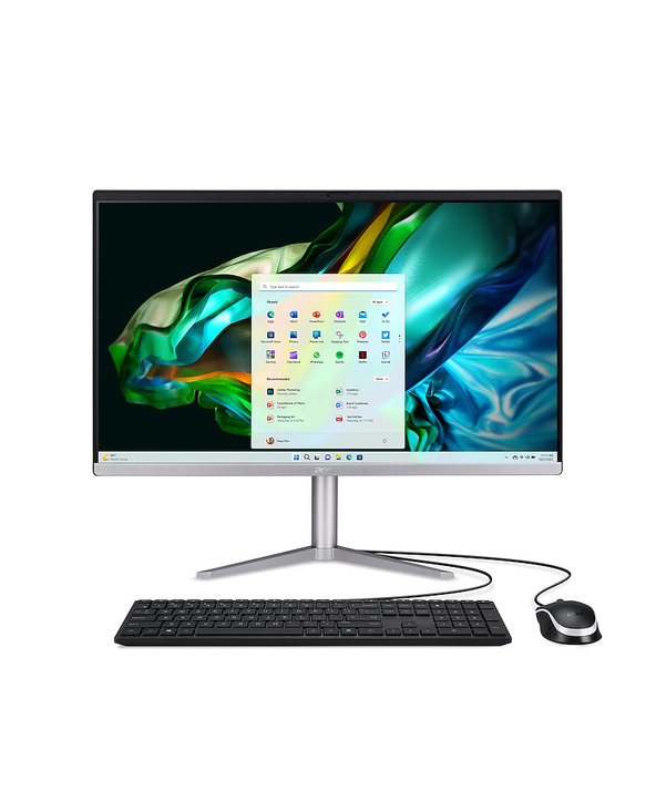 Acer Aspire C24-1300 23.8" AMD Ryzen 5 8 Argent 512 Go