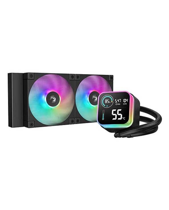 DeepCool LQ240 Processeur Kit de refroidissement du liquide 12 cm Noir 1 pièce(s)