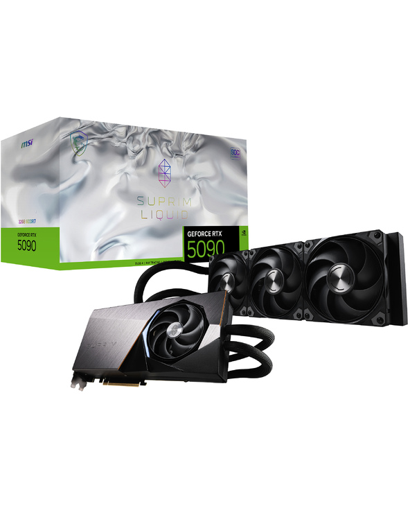 MSI SUPRIM GEFORCE RTX 5090 32G LIQUID SOC carte graphique NVIDIA 32 Go GDDR7