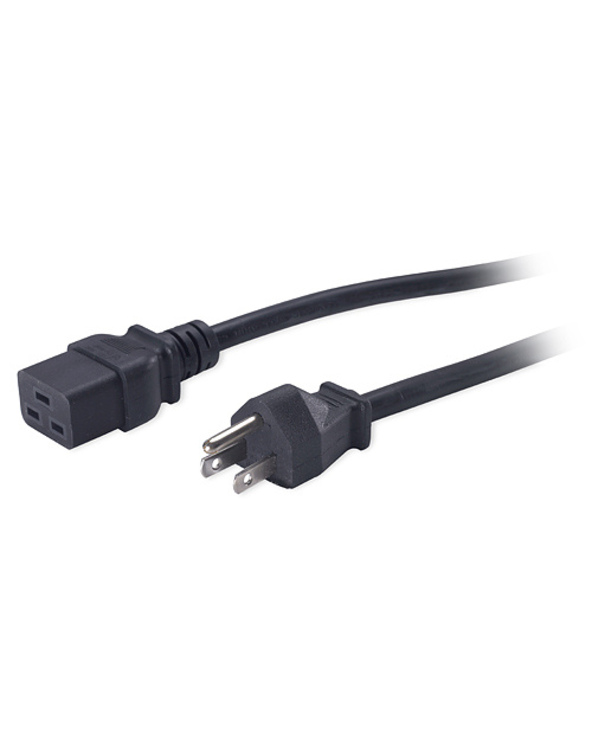 APC Pwr Cord, 15A, 100-120V, C19 to 5-15 Noir 2,5 m