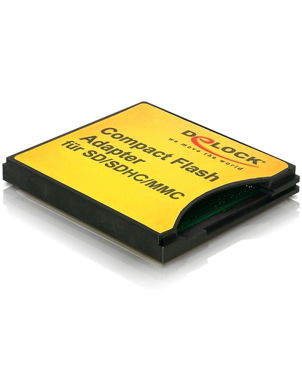 DeLOCK 61590 lecteur de carte mémoire CompactFlash Interne Jaune