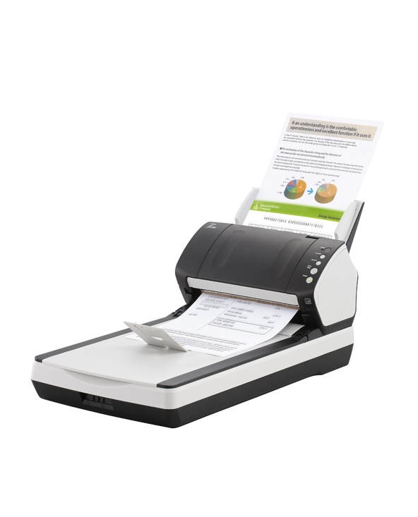 Ricoh fi-7240 Numériseur à plat et adf 600 x 600 DPI A4 Noir, Blanc