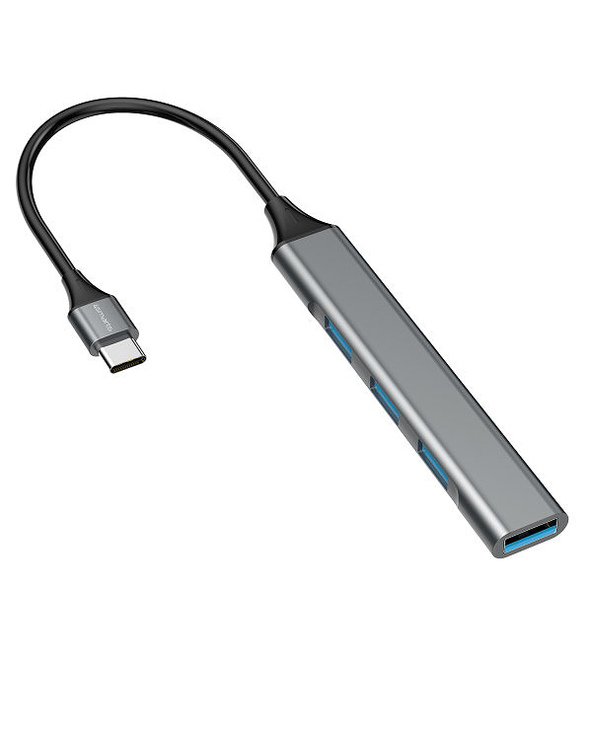 4smarts 456908 hub & concentrateur USB 3.2 Gen 1 (3.1 Gen 1) Type-C 5000 Mbit/s Gris