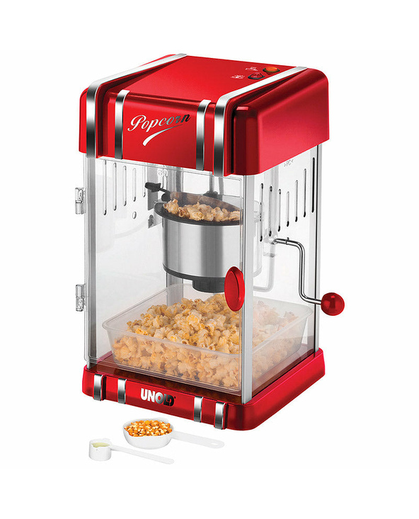 Unold 48535 machine à popcorn Rouge, Argent 300 W
